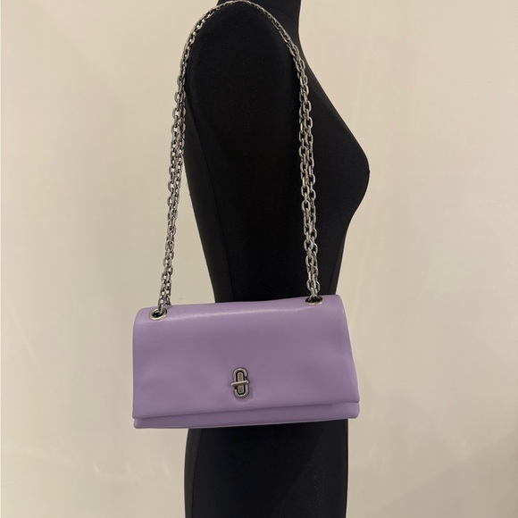 NWT Marc Jacobs The Dual chain mini bag lilac - Picture 1 of 5